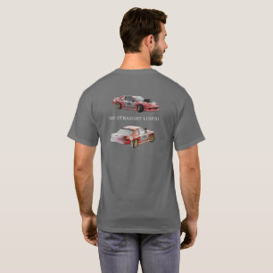 NO STRAIGHT LINES! 240sx S13 Drift Car Streetwear T-Shirt