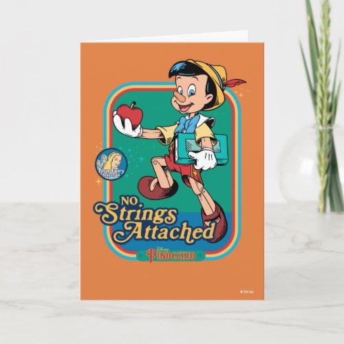 No Strings Attached Pinocchio Card