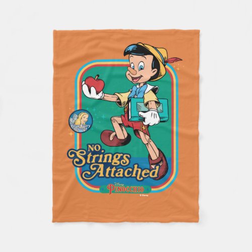 No Strings Attached Pinocchio Fleece Blanket