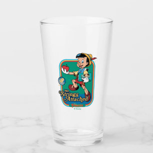 No Strings Attached Pinocchio Glass