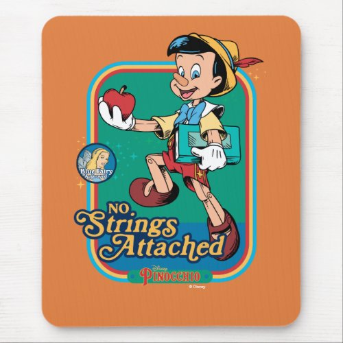 No Strings Attached Pinocchio Mouse Pad
