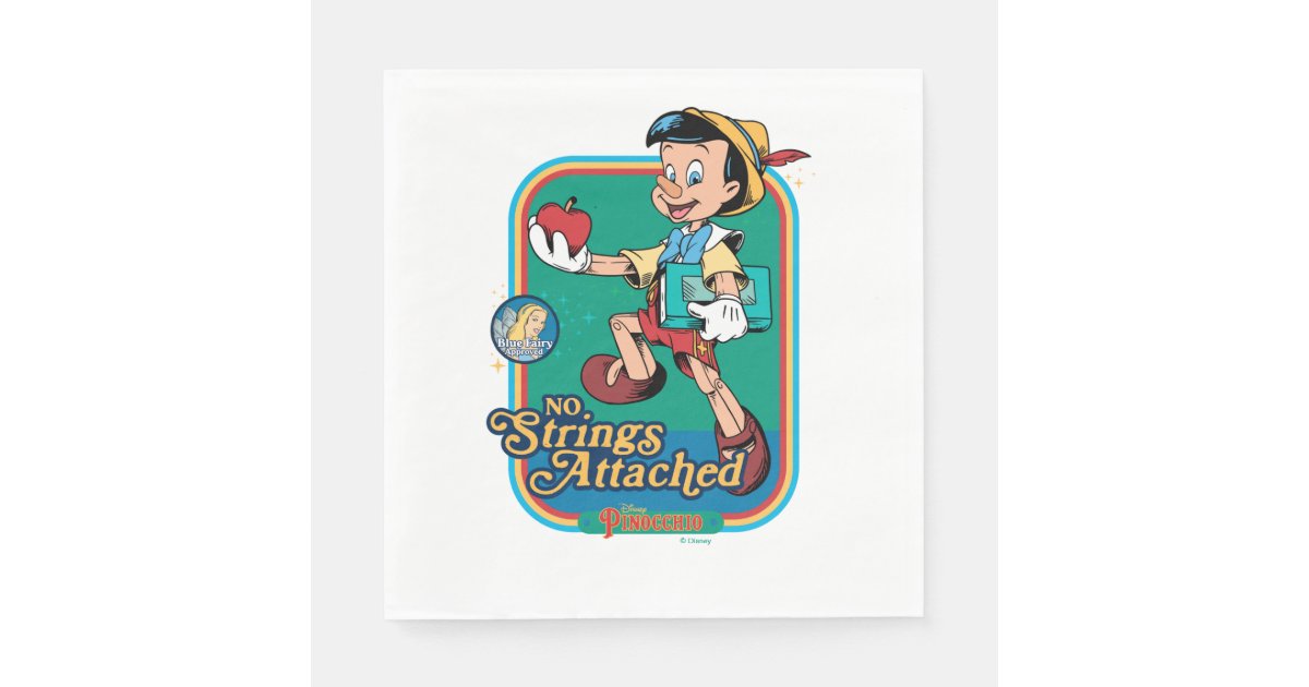 No Strings Attached Pinocchio Napkins Zazzle