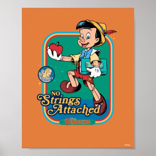 No Strings Attached Pinocchio Poster