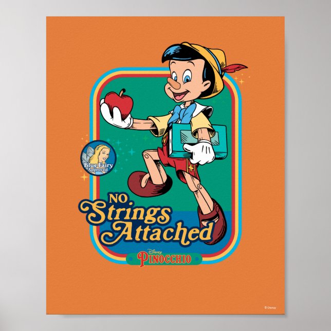 No Strings Attached Pinocchio Poster (Front)