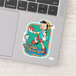 No Strings Attached Pinocchio Sticker