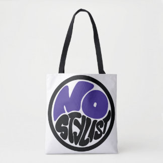 NO STYLIST double purp emblem Tote Bag