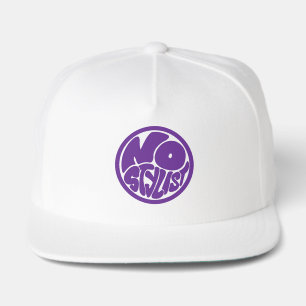 NO STYLIST single purp emblem 5 panel Hat