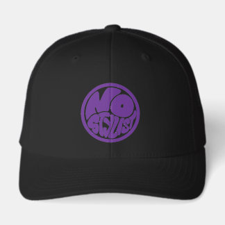NO STYLIST single purp emblem Retro Trucker Hat