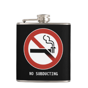 No Subducting Logo Flask