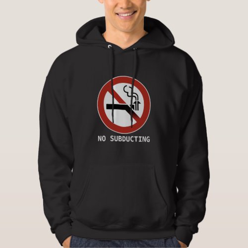 No Subducting Logo Hoodie