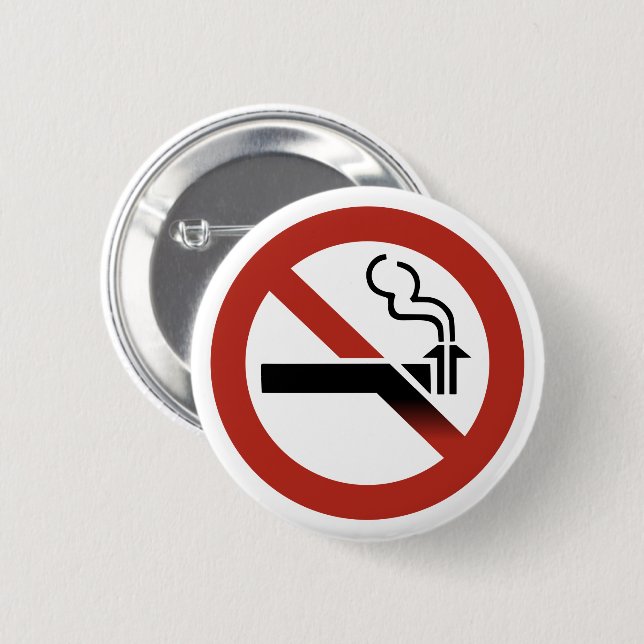 No Subducting Logo Pinback Button (Front & Back)