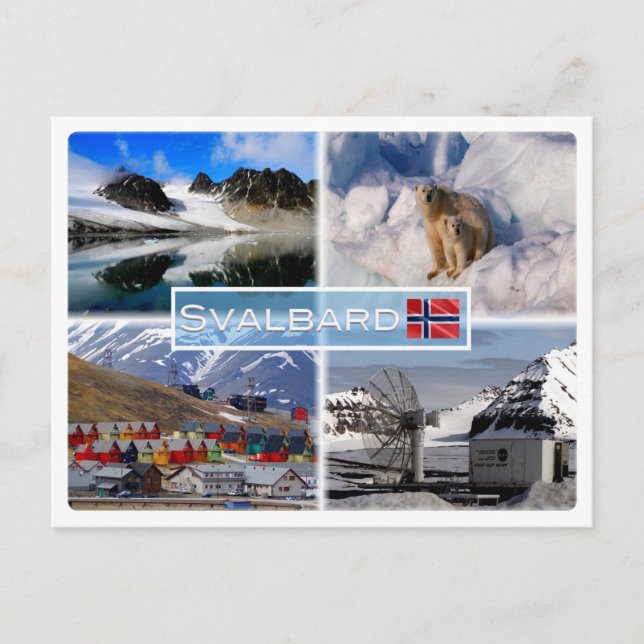 NO Svalbard - Gullybreen Magdalenefjorden - Postcard (Front)