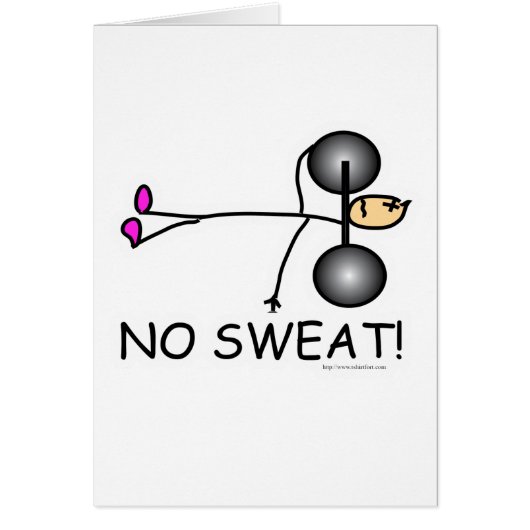 No Sweat Cards (Front)