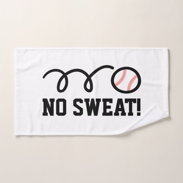 No sweat sports hand towel for baseball player (Hand Towel)