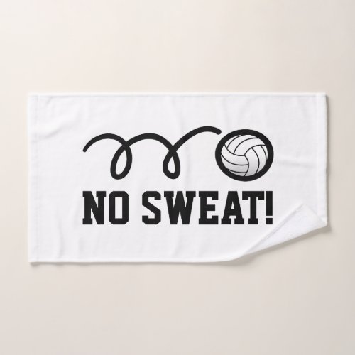 No sweat sports hand towel for volleyball player