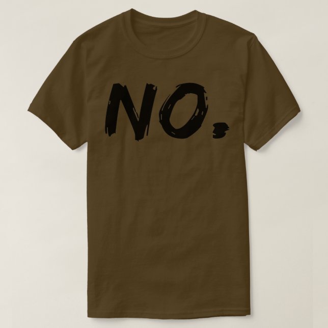 No T-Shirt (Design Front)