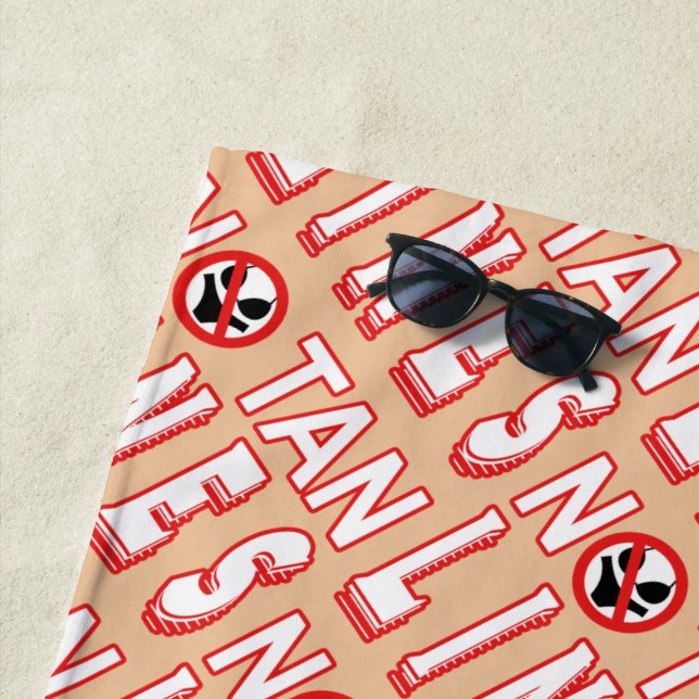 No Tan Lines Beach Towel (In Situ)