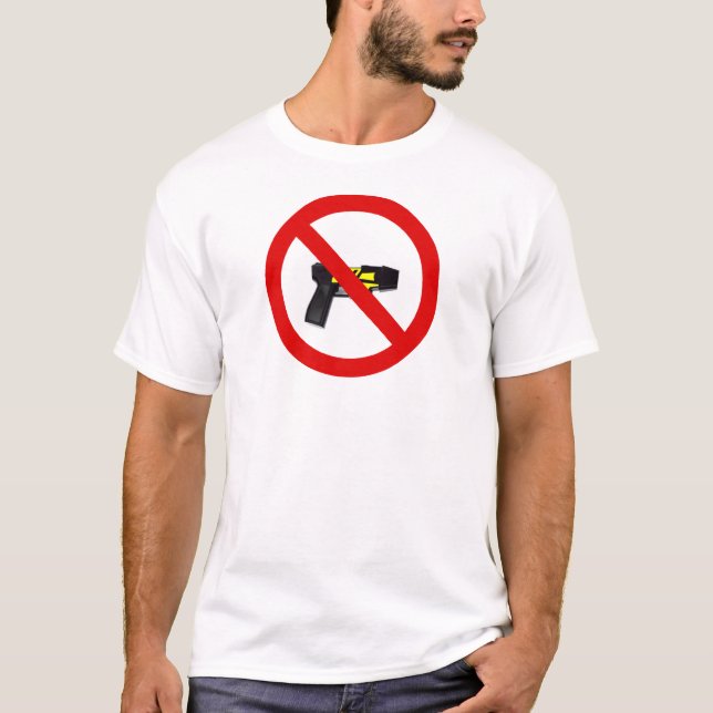 No Tasers T-Shirt (Front)
