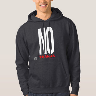 No thanks black hoodie
