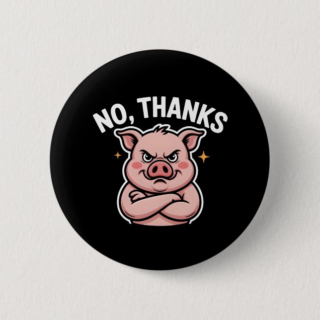 No Thanks Button (Front)