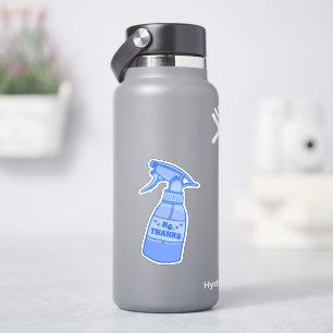 No, Thanks. Spray Bottle Sassy Humor Sticker