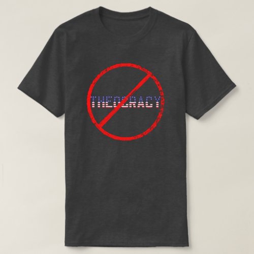 No Theocracy Church  State Protest T_Shirt