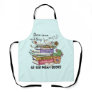 No Thing As Too Many Books Apron