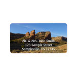 No Thoroughfare Canyon Colorado National Monument Label