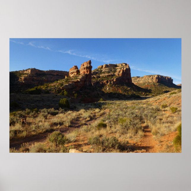 No Thoroughfare Canyon Colorado National Monument Poster (Front)