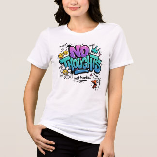 No Thoughts Just Honks Shirt, Gen Z Gift Tri-Blend Shirt