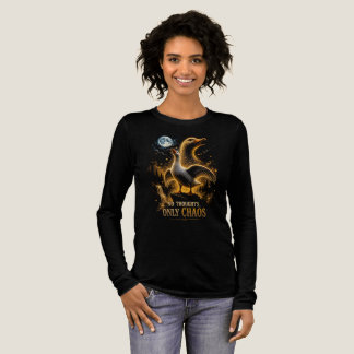 No Thoughts Only Chaos Funny Goose Gift Tri-Blend Shirt