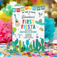 No Time To Siesta 1st Birthday Fiesta Party