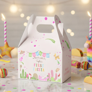 No time to siesta fiesta mexican first birthday favor boxes