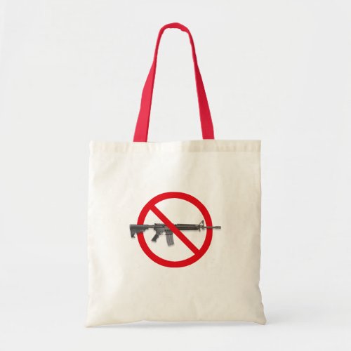 No To Assault Weapons _ Gun Control Sign Tote Bag