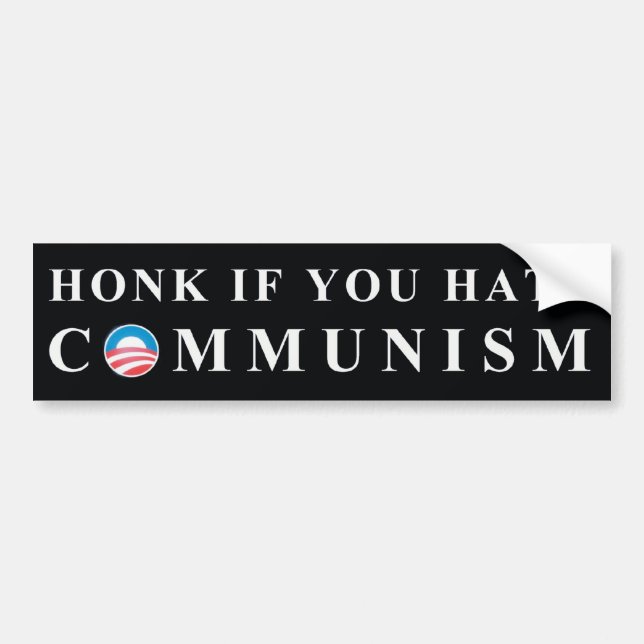 No to Communism Bumper Sticker (Front)