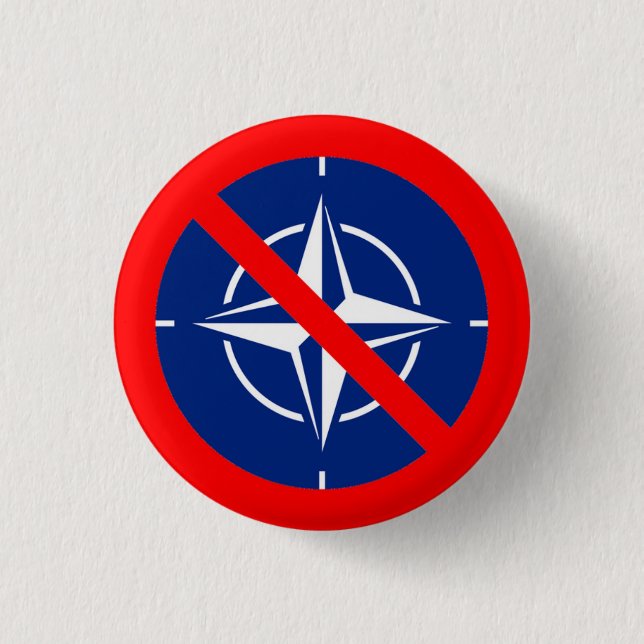No to NATO Button (Front)