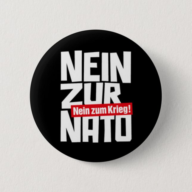 No to NATO Button (Front)