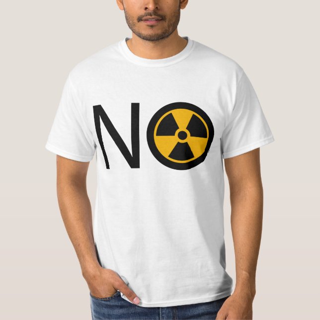 No to Radiation and Nuclear Power T-Shirt (Front)