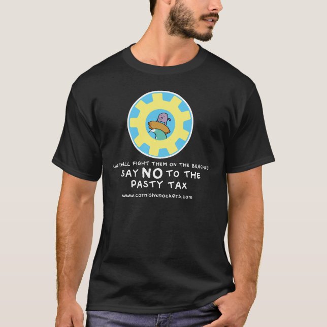 NO to the PASTY TAX shirt (Front)