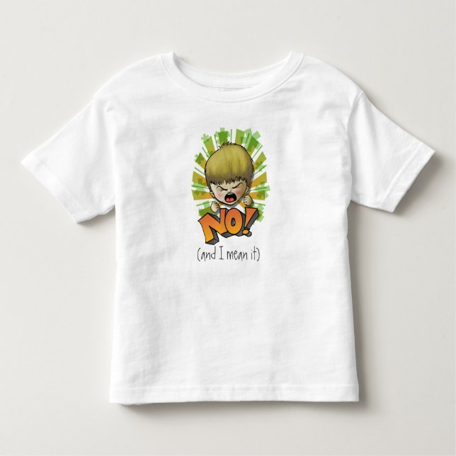 NO! TODDLER T-SHIRT (Front)