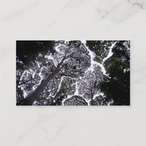 Customizable no touch trees landscaping business card templates