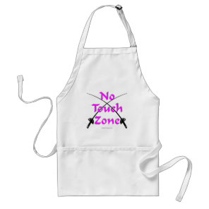 No Touch Zone Fencing Adult Apron