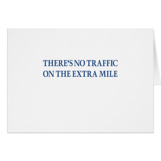 No Traffic (blue warrior) (Front Horizontal)