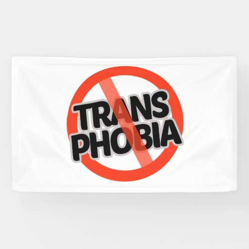 No Transphobia Banner