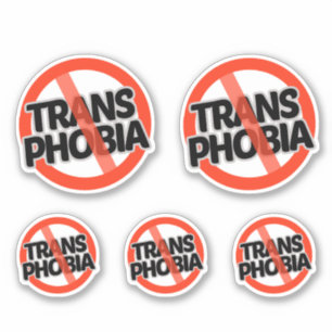 No Transphobia Sticker