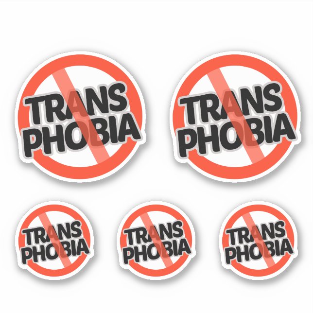 No Transphobia Sticker (Front)