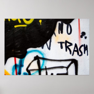 no trash poster
