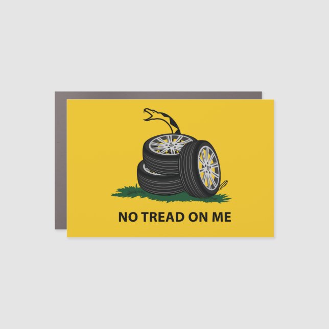 No Tread On Me Car Magnet (Front)