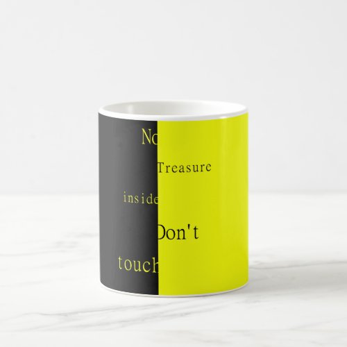 No Treasure Inside – Don't Touch Color Morph Mug