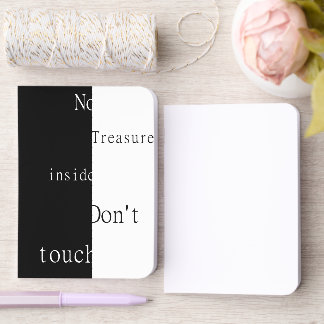 No Treasure Inside – Don't Touch Foil Vow Books